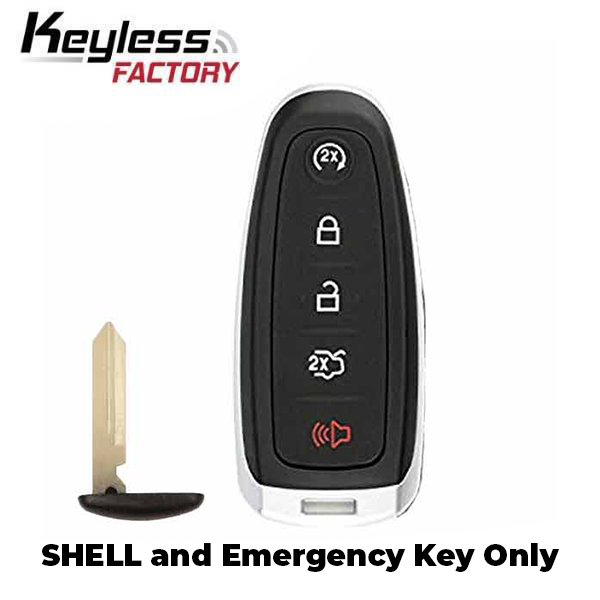 2011-2020 Ford Lincoln / 5-Button Smart Key SHELL for M3N5WY8609, M3N5WY8610 (AFTERMARKET)