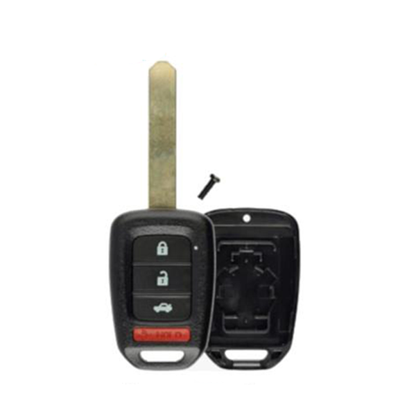 2013-2017 Honda Accord Civic / 4-Button Remote Head Key SHELL  / HO01-SVC / MLBHLIK6-1T (AFTERMARKET)