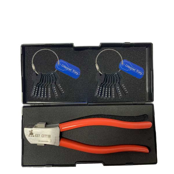 Clipper Key - Kwikset KW1 Fast Clipper & Key Set (20 Keys) - for Use with LockTech Kwikset SmartKey Decoder or  Lishi KW
