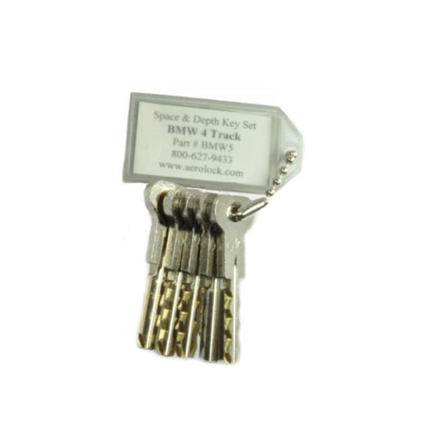AeroLock - BMW5 - BMW Series 4 - Track Space/Depth Try-Out Key Set - S7BW