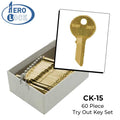 AeroLock - CK15 - Chicago File Cabinet Series - All Locks Try-Out Key Set - 1041Y - 60 Keys