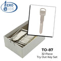 AeroLock - TO-87 - GM 1996 - Door Locks Try-Out Key Set - B86 - 32 Keys