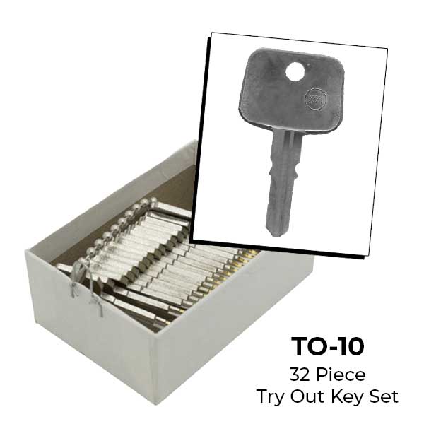 AeroLock - TO-10 - Honda - All Door Locks Try-Out Set - X71 - 32 Keys