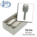 AeroLock - TO-114 - Kenworth 1994+ - All Locks Try-Out Key Set - K1994 - 53 Keys