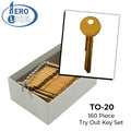 AeroLock - TO-20 - Chrysler 1969+ - All Domestic Locks Try-Out Set - Y151 - 160 Keys