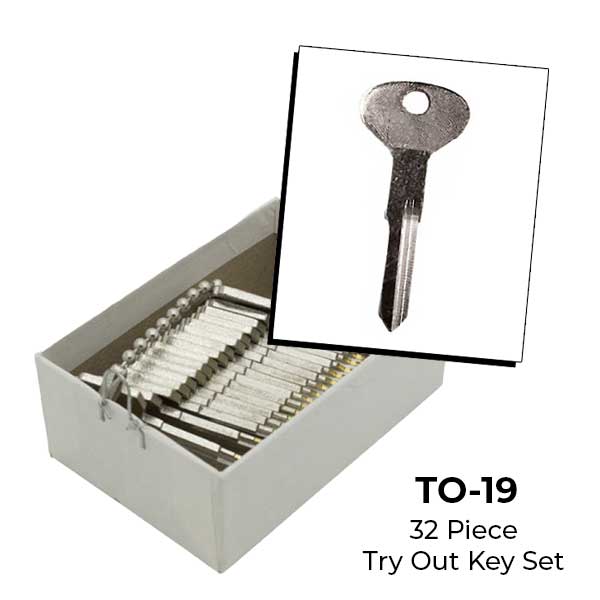 AeroLock - TO-23 - Volkswagen/Audi - All Locks Try-Out Key Set - PA8 - 128 Keys