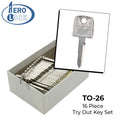 AeroLock - TO-26 - Honda Motorcycle/ATV - Try-Out Key Set - HD73 - 16 Keys