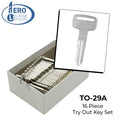 AeroLock - TO-29A - Yamaha/Suzuki 1981+ - All Locks Try-Out Key Set - YH48 - 16 Keys