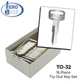 AeroLock - TO-32 - Yamaha/Suzuki 1981+ - All Locks Try-Out Key Set - YH46 - 16 Keys