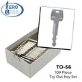 AeroLock - TO-56 - Ford 1991+ - Door Locks Try-Out Key Set - H60 - 109 Keys
