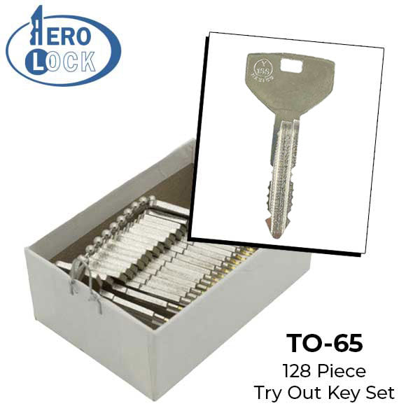 AeroLock - TO-65 - Chrysler 1993 - All Locks Try-Out Set - Y155 - 128 Keys
