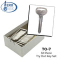 AeroLock - TO-7 - Toyota - All Locks Try-Out Set - TR26 - 32 Keys