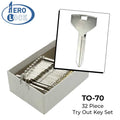 AeroLock - TO-70 - Chrysler 1994 - Door Locks Try-Out Set - Y157 - 32 Keys
