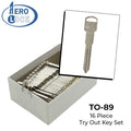 AeroLock - TO-89 - GM - Compartment Locks Try-Out Key Set - B86 - 16 Keys