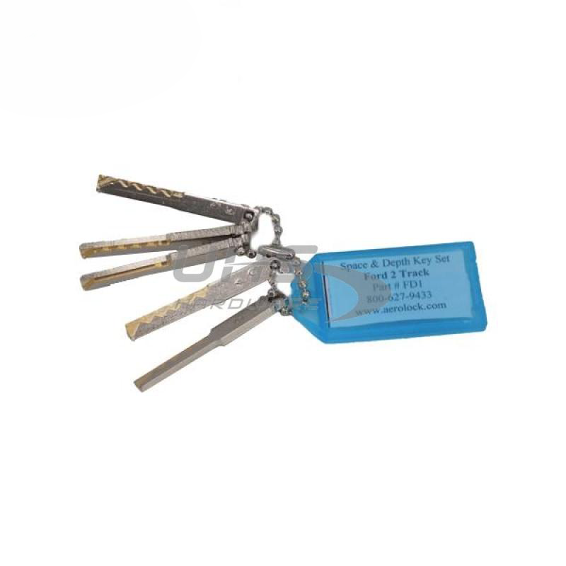 AeroLock - FD1 - Ford/Volvo/Land Rover 2011+ - Track Space/Depth Try-Out Key Set - HU101