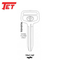 JET - TR47-NP - Toyota - Mechanical Key - Nickel Plated