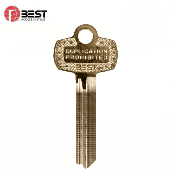BEST - 1A1E1KS473KS800 - Key Blank - E Keyway - Duplication Prohibited
