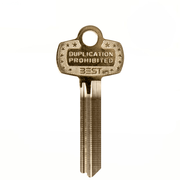 BEST - 1A1E1KS473KS800 - Key Blank - E Keyway - Duplication Prohibited