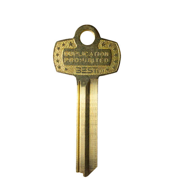 BEST - 1A1TB1KS208KS800 - TB Keyway - "Best Duplication Prohibited" Stamped - Blank Back