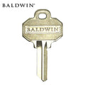 Baldwin SC1 Key - 5pin Standard Estate Blank Key - Nickel Silver