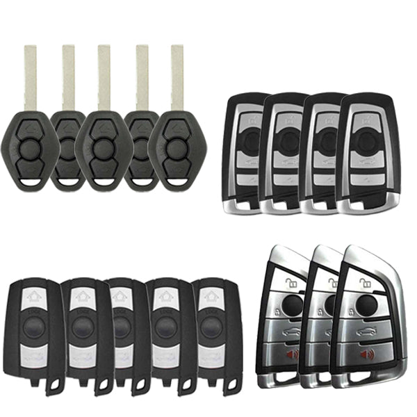 BMW Remotes Bundle - Variety of Remote Head and Smart Keys  for EWS, CAS 3-4+ & FEM/BDC
