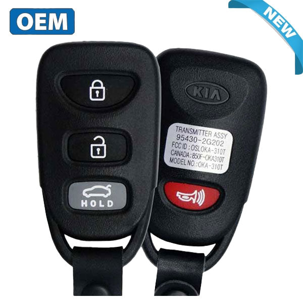 2006-2010 Kia Optima / 4-Button Keyless Entry Remote / PN: 954430-2G200 / OSLOKA-310T (OEM)