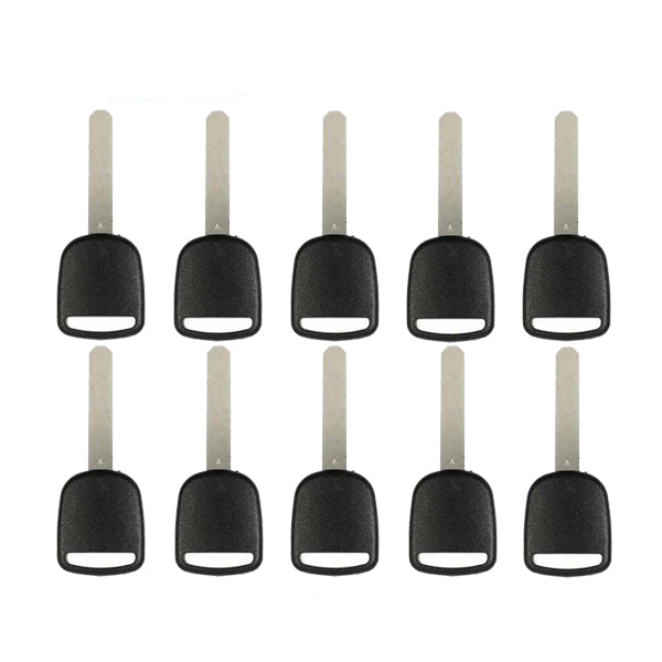 10 x 2003-2017 HO03 Honda / Acura Transponder Key (46 Chip) (AFTERMARKET) (Pack of 10)