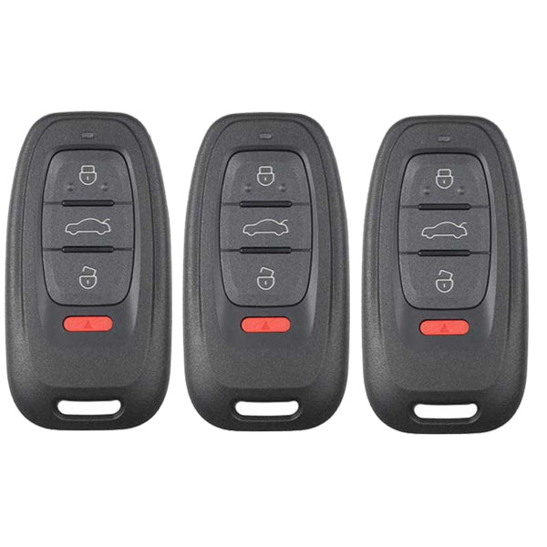 3 x Xhorse - 2013-2019 Audi / 4-Button Smart Key / BCM2 / 754J / Comfort Access / 315 MHz (Pack of 3)