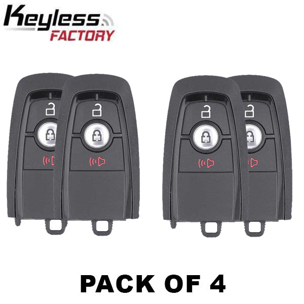 4 x 2017-2022 Ford / 3-Button Smart Key / M3N-A2C93142300 (AFTERMARKET) (Pack of 4)