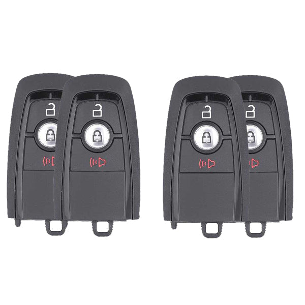 4 x 2017-2022 Ford / 3-Button Smart Key / M3N-A2C93142300 (AFTERMARKET) (Pack of 4)