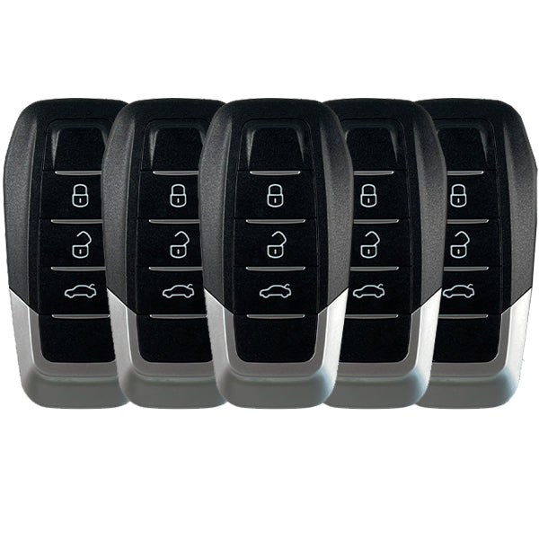 5 x Xhorse - XKFEF1EN / 3-Button Universal Remote Key for VVDI Key Tool (Wired) (Pack of 5)