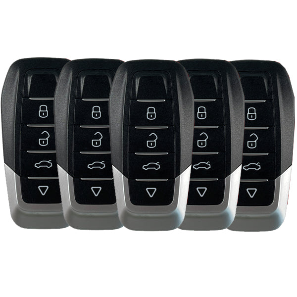 5 x Xhorse - XKFEF6EN / 4-Button Universal Remote Key for VVDI Key Tool (Wired) (Pack of 5)