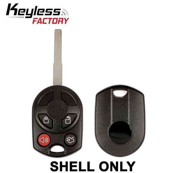 2011-2020 Ford / 4-Button Remote Head Key SHELL / HU101 / OUCD6000022 CWTWB1U722 (AFTERMARKET)