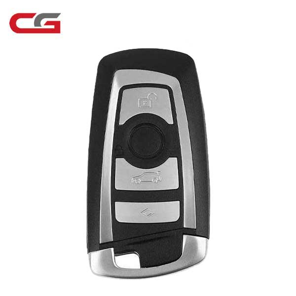 CGDI - 2009-2014 BMW 5 / 6 / 7 Series / 4-Button Smart Key / KR55WK49863 / CAS4 / CAS4+ / 433 MHz (Silver Trim) (AFTERMA
