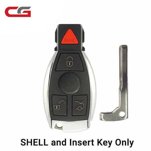 1997-2014 Mercedes Benz 4-Button Fobik Key SHELL for IYZ-3312