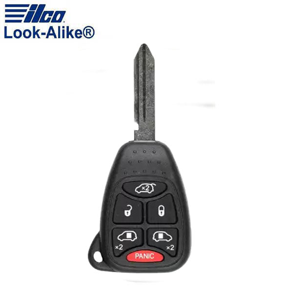 Ilco - 2004-2007 Chrysler Dodge - CHRY-6B - 6-Button Remote Head Key SHELL (AFTERMARKET)