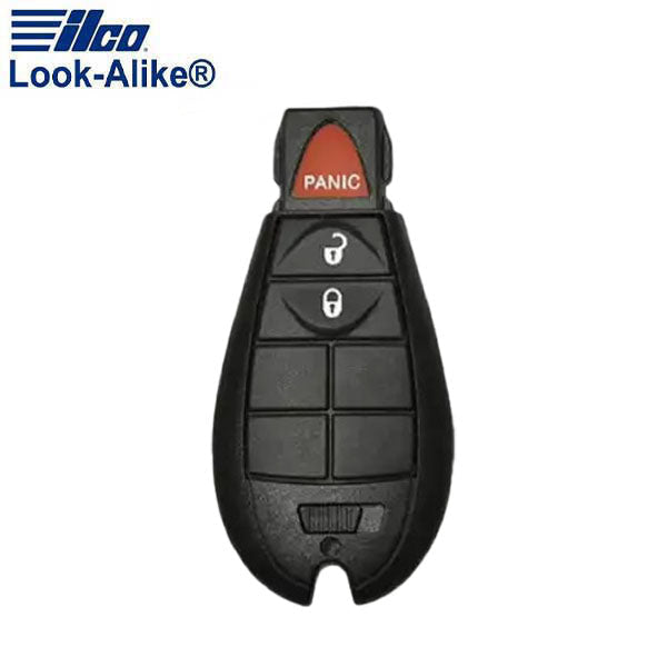 Ilco - 2008-2020 Chrysler - CHRY-POD3B1 - 3-Button - Fobik Key SHELL (AFTERMARKET)