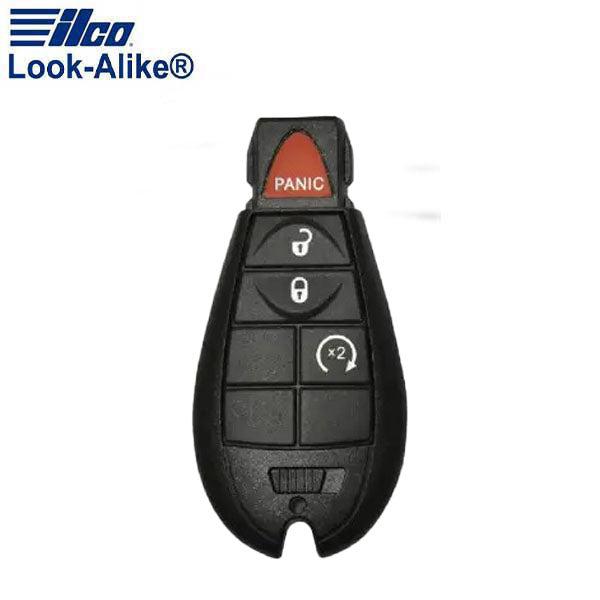 Ilco - 2008-2018 Chrysler - CHRY-POD4B1 - 4-Button Fobik Remote Key SHELL (AFTERMARKET)