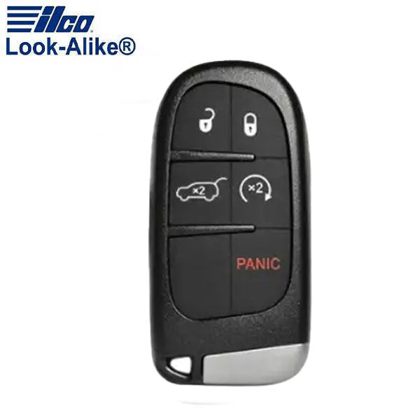 Ilco - 2014-2019 Dodge, Jeep - CHRY-PRX5B1 5-Button Smart Remote Key PROX SHELL (AFTERMARKET)