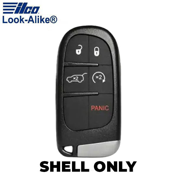 Ilco - 2014-2019 Dodge, Jeep - CHRY-PRX5B1 5-Button Smart Remote Key PROX SHELL (AFTERMARKET)