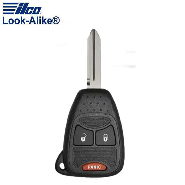 Ilco - 2005-2018 Chrysler - CHRY-RHK3B1 - 3-Button Remote Head Key SHELL (AFTERMARKET)