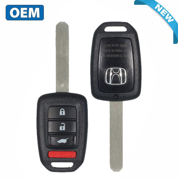 2017-2021 Honda CR-V - Civic / 4-Button Remote Head Key / PN: 35118-TLA-A00 / MLBHLIK6-1TA (433 MHz) (OEM)