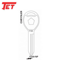JET - Y159-NP - Chrysler Dodge Jeep - Mechanical Key - Nickel Plated