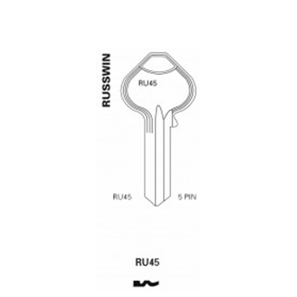 JET - RU45 - Corbin Russwin - Key Blank