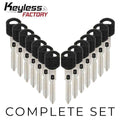 GM Double-Sided VATS Keys Bundle (2-15 VATS) (KeylessFactory)