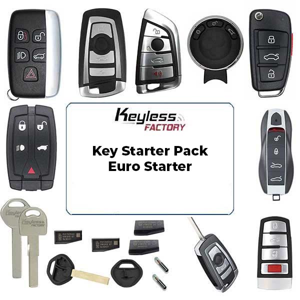 European Import Vehicle Keys Complete Starter Pack (ALL YEARS) - for VVDI2 / IM608 / ACDP (AFTERMARKET)