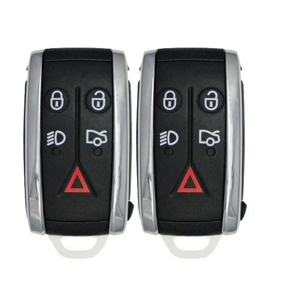 2 x 2007-2015 Jaguar XK / XKR / XF / 5-Button Smart Key / PN: C2P17155 / KR55WK49244 / 315 MHz (OEM) (Pack of 2)