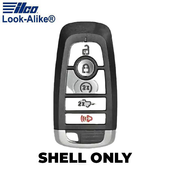Ilco - 2017-2021 Ford - FORD-PRX5B4 - 5-Button Smart Remote Key PROX SHELL (AFTERMARKET)