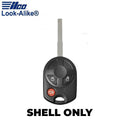 Ilco - 2012-2019 Ford - FORD-RHK3B2 - 3-Button Remote Head Key SHELLL (AFTERMARKET)