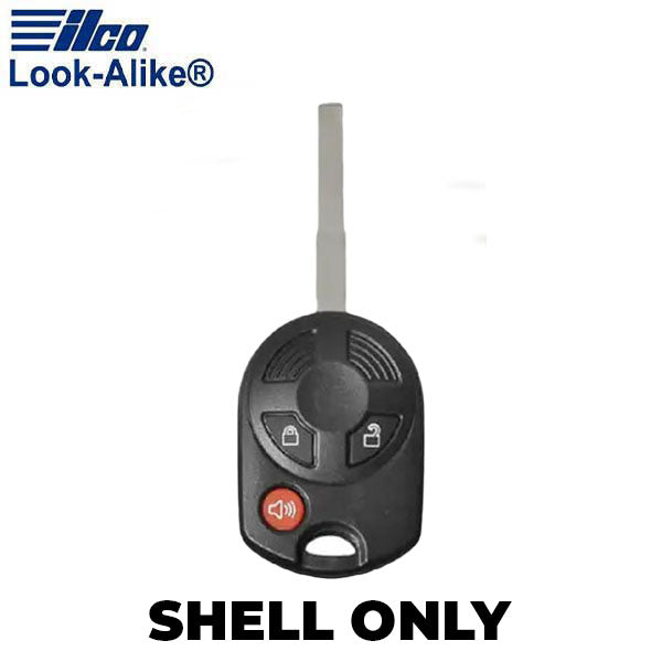 Ilco - 2012-2019 Ford - FORD-RHK3B2 - 3-Button Remote Head Key SHELLL (AFTERMARKET)